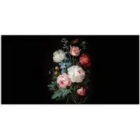 PosterMonkey Poster 160x80 cm - Boeket - Kleurrijk - Klassiek - Posters - Kamer decoratie - Wanddecoratie woonkamer - Muurdecoratie slaapkamer
