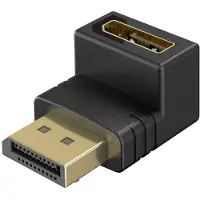 Goobay DisplayPort adapter | haaks/beneden | DP2.1a (10K 60Hz) | UHBR13.5 (54Gbit/s)