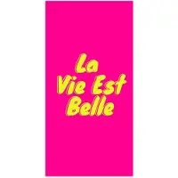 PosterMonkey Poster 20x40 cm - Quote - Retro - Roze - Posters - Kamer decoratie - Wanddecoratie woonkamer - Muurdecoratie slaapkamer