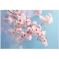 PosterMonkey Poster 30x20 cm - Takken - Bloesems - Roze - Posters - Kamer decoratie - Wanddecoratie woonkamer - Muurdecoratie slaapkamer