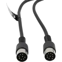 BOSSCOM premium DIN 8-pins / Powerlink PL8 kabel voor B&O | zwart | 1,8 meter