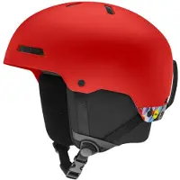 Smith - Kinder skihelmen - Rodeo Jr. MIPS Matte Patrol Signals voor Unisex van Gerecyclede materialen - Kindermaat 51-55 cm - Rood