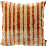 Hoii LORENZO | sierkussen 45x45 cm | Potters Clay | oranje | multicolor | | met duurzame kussenvulling