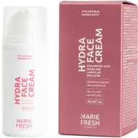 Marie fresh cosmetics Dagcrème Droge huid - Hydraterende Crème - Moisturizer - Normale & Droge Huid - Dagcrème Nachtcreme - Gezichtscrème met butter shea, macadamia - Vitamine E & C - 30 ml