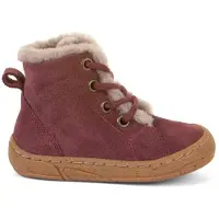 Froddo - Kid's Minni Suede Laces - Winterschoenen 22, bruin/rood