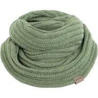 Knit Factory Nica Colsjaal - Sage Green - One Size