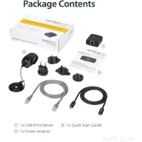 StarTech.com LPR-afdrukserver - STARTECH - PM1115U2 - 10/100 Mb/s - USB 2.0 - Extern