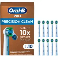 Oral-B Pro Precision Clean opzetborstels - wit - 10 stuks Opzetborsteltjes