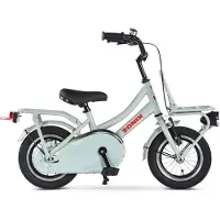 Zonix Meisjesfiets 12 Inch Mint Grey Kinderfiets Transport Voor Meisjes Van 2 Tm 4 Jaar Geschikt Voor Kledingmaat 90-105