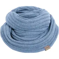 Knit Factory Nica Colsjaal - Crystal Blue - One Size