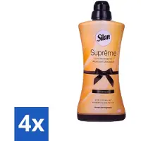 Silan 4 x Suprême - Wasverzachter - Glamour - 44 Wasbeurten - 1.2L - Wasverzachter - Wasverzachter Glamour - Luxe Wasverzachter - Zachte Was - Geurige Was