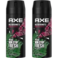 Axe Wild Bergamot & Pink Pepper Deodorant / Bodyspray - Voordeelverpakking 2 x 150 ml