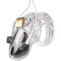 Brutus - Volt Cage - Electro Chastity Cage Kuisheidskooi - Clear