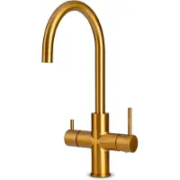 Unito ACE 3 in 1 kokend water kraan - keukenkraan + boiler - C-uitloop - Goud