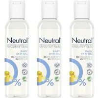 Neutral Baby Parfumvrij Huidolie voor de gevoelige babyhuid 3 x 150 ml