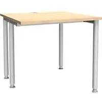 Schäfer Shop Bureautafel MODENA FLEX, breedte 800 mm, aan een zijde ingekort, esdoorn