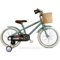 Zonix Kinderfiets 18 Inch Jongensfiets – Mintgroen Met Zijwieltjes | Leeftijd 5-7 Jaar | Kledingmaat 110-123