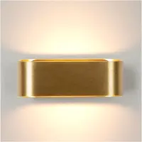 Atmooz - Lily - Wandlamp - Wandspot - Brons - Antique Brass - 16 x 7 x 6 cm - Dimbaar - Hal - Slaapkamer - Eetkamer - Woonkamer