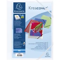 Exacompta hoekspanmap Creacover, DIN A4, PP, wit