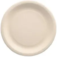 Papstar 20 Borden Agragrisch restmaaterial pure rond Ø 23 cm wit