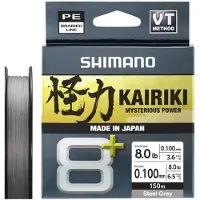 Shimano - Kairiki 8+ Steel Grey / 150m -