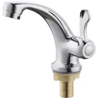 INF Waterkraan met ingebouwde koperen klep