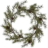 House Doctor Krans Frost groen 35cm
