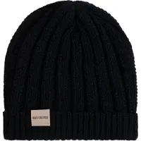 Knit Factory Nica Muts - Zwart - One Size