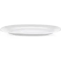 Alessi Serveerschaal PlateBowlCup White Porcelain 36 x 25 cm