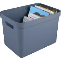 Sunware Sigma Home Opbergbox 18L blauwgrijs blauw Kunststof Opberger