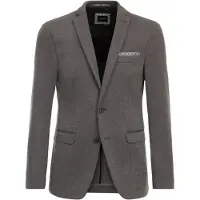 Venti Regular Fit Blazer zilver, Effen