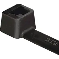 Hellermanntyton 111-04402 T30LR-PA66W-BK Kabelbinder 260 mm 3.30 mm Zwart UV-gestabiliseerd 100 stuk(s)