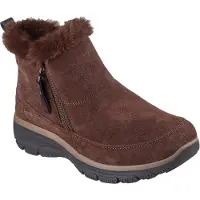 SKECHERS Enkellaarsjes 'Easy Going' bruin