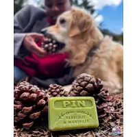 Savon De Marseille 4x Zeep Pin (Dennen) – 125g – Met Karitéboter – Plantaardig & Handgemaakt – Vegan – Zeepengeurboetiek