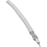 Bkl Electronic 0806001/50 Coaxkabel Buitendiameter: 6.60 mm 75 Ω 90 dB Wit 50 m