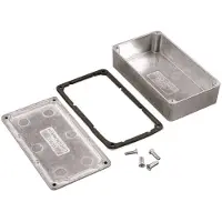 Hammond Electronics 1550WNBK Universele behuizing 250 x 250 x 100 Aluminium Zwart 1 stuk(s)