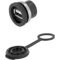 Encitech 1310-1001-01 1310-1001-01 USB 2.0 type A Chassisbus, inbouw M16 1 stuk(s)