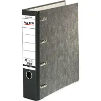 Falken Breed Dubbele ordner A4 70 mm Zwart 4 Ringen S70 Karton, PP (Polypropeen) Liggend Gerecycled
