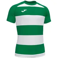Joma Prorugby Ii T-shirt Met Korte Mouwen Groen,Wit 11-12 Years Kinderen