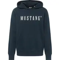 Mustang Sweatshirt 'Bronson' donkerblauw / wit