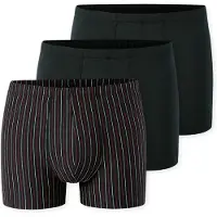 Schiesser Boxershorts '95/5 Essentials' rood / zwart / wit