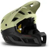 Met Parachute MCR Mips Helm afneembare kinriem Groen/Zwart || Maat: L (58-61 cm)