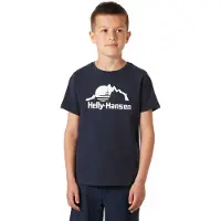 Helly Hansen Graphic Jr T-shirt Met Korte Mouwen Blauw 14 Years Kinderen