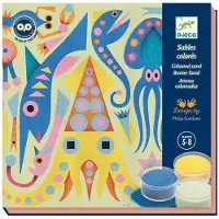 Djeco Creation Set - Bunte Sand - Sea - - One Size - Kreatives Spielset