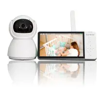 INF Videomonitor met camera 2.4G transmissie, babyfoon met 2-weg audio en nachtzicht