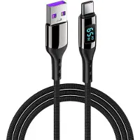 INF USB-C PD snellaadkabel 100 W Black 2 m