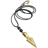 Mendes Heren ketting Waxkoord Viking Arrow Goudkleurig