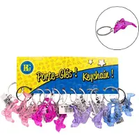BG Sleutelhangers Dolfijn – Set van 12 Stuks – 4 Kleuren – Traktatie, Uitdeelcadeau & Kinderfeestje