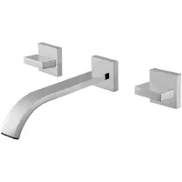 Linea Uno - Larik - Chroom - Inbouw wastafelkraan - - 201369
