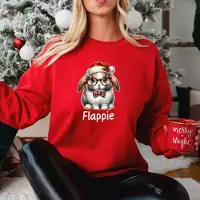 B&C Kersttrui Flappie- kleur Rood - Maat 4XL-Foute kersttrui- Kerst sweater.